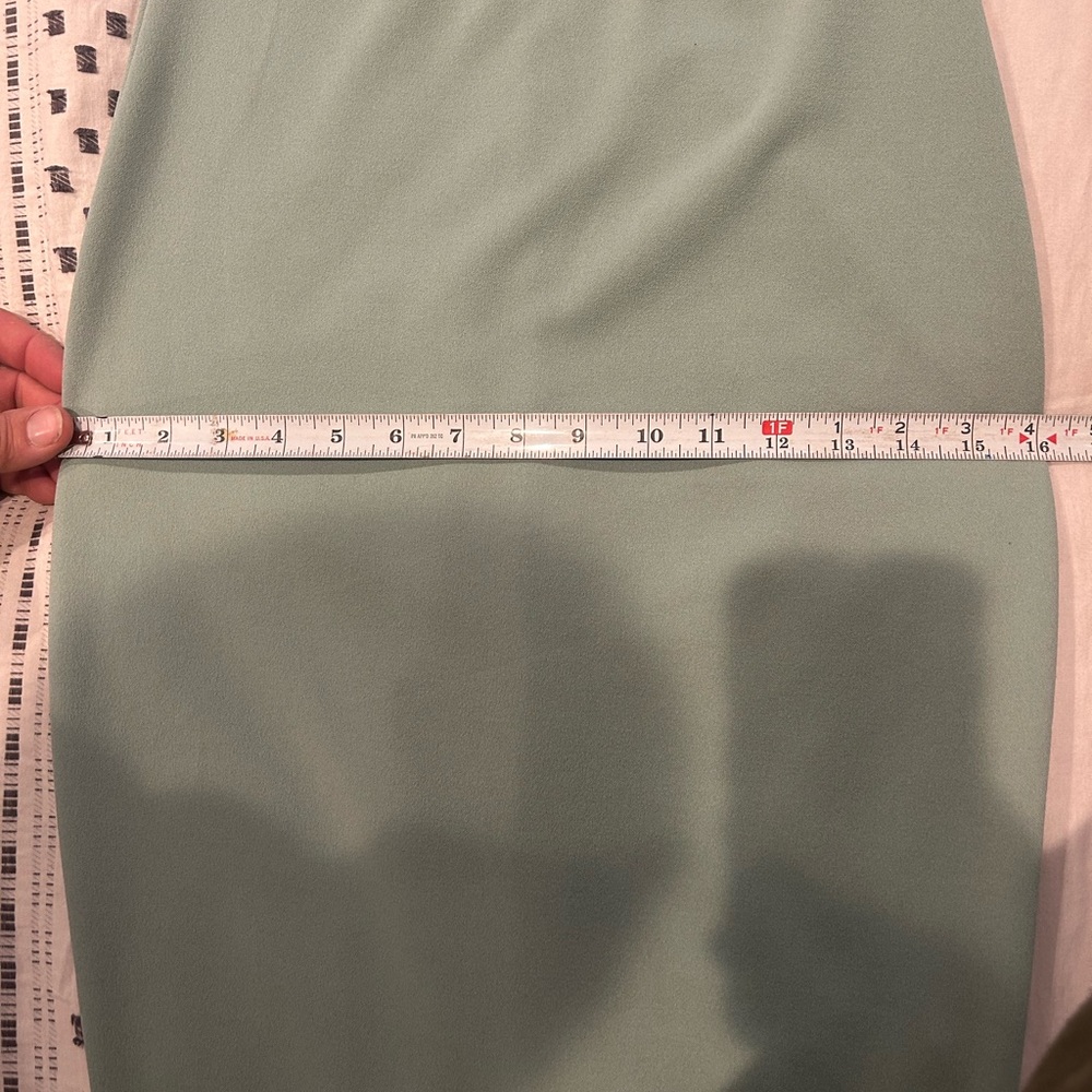Chic Mint Ruffle Midi Dress - Picture 6 of 6
